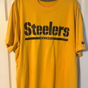 Nike Yellow Steelers Short Sleeve Dri-fit Tee